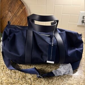 Holderness & Bourne Marston Banker Bag Navy Blue NWT